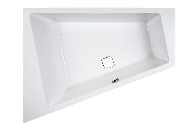 Sanplast Space Line wanna trapezowa 140x180 cm lewa biała WTL/SPACE+SP 610-100-1160-01-000