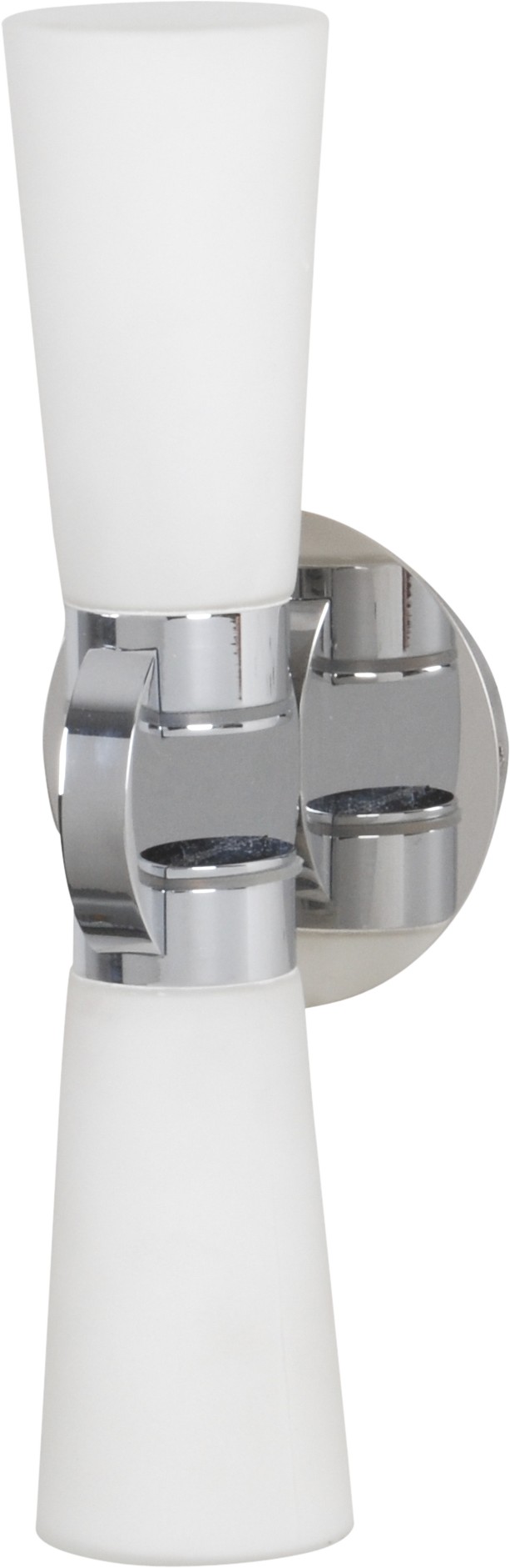 Nowodvorski Lighting Ohio II kinkiet 2x40W chrom/biały 3564 - Wysyłka w 24h