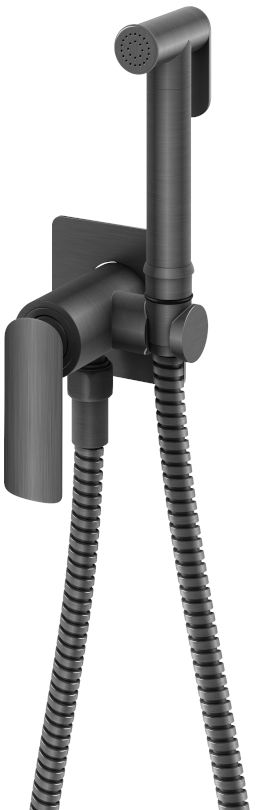 Kohlman Excelent bateria bidetowa podtynkowa grafit szczotkowany QW135EG