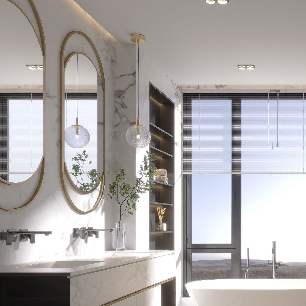 TK Lighting Cadix lampa wisząca 1x8 W złota 759 - Wysyłka w 24h