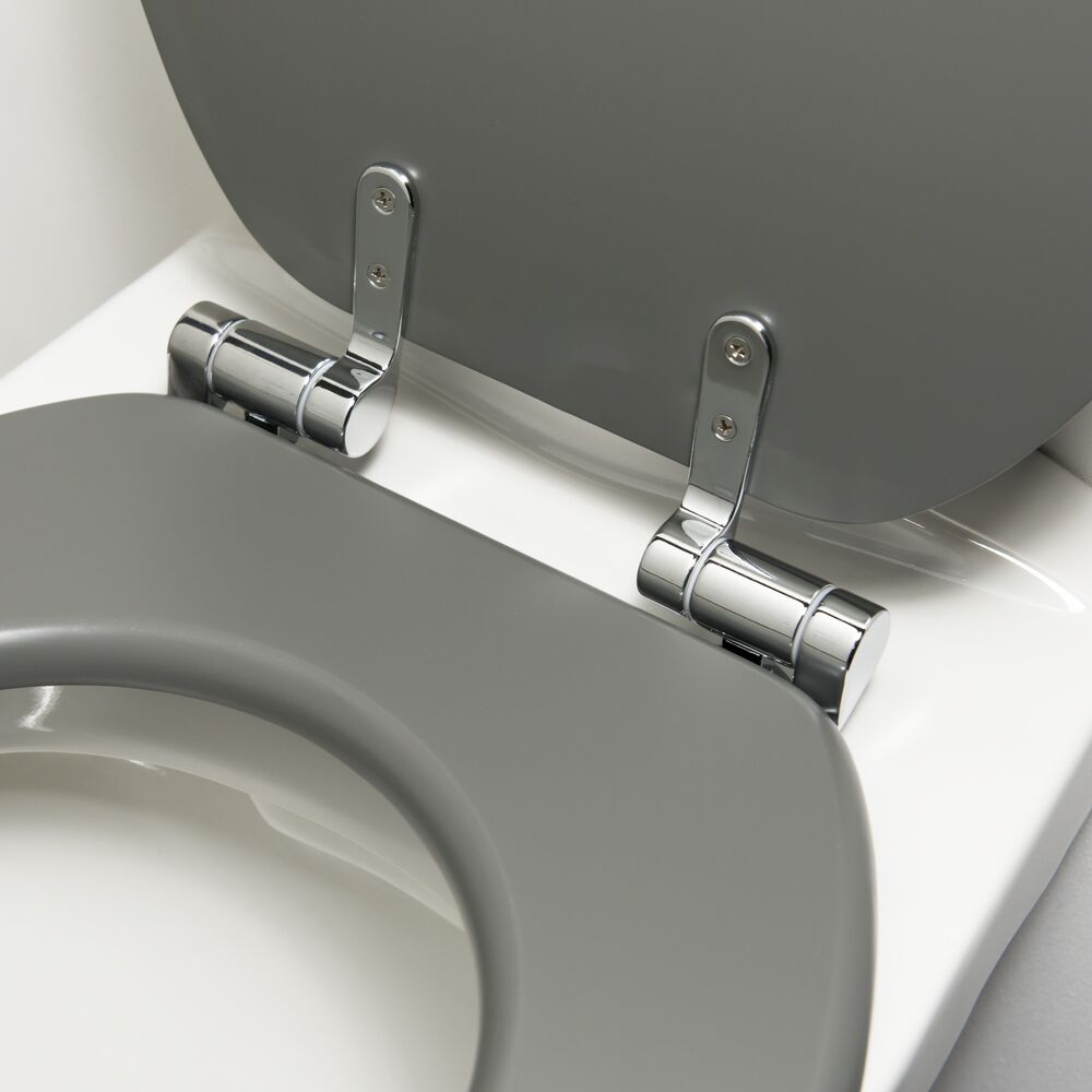 Tiger Baya deska sedesowa wolnoopadająca szary metalik 252691146