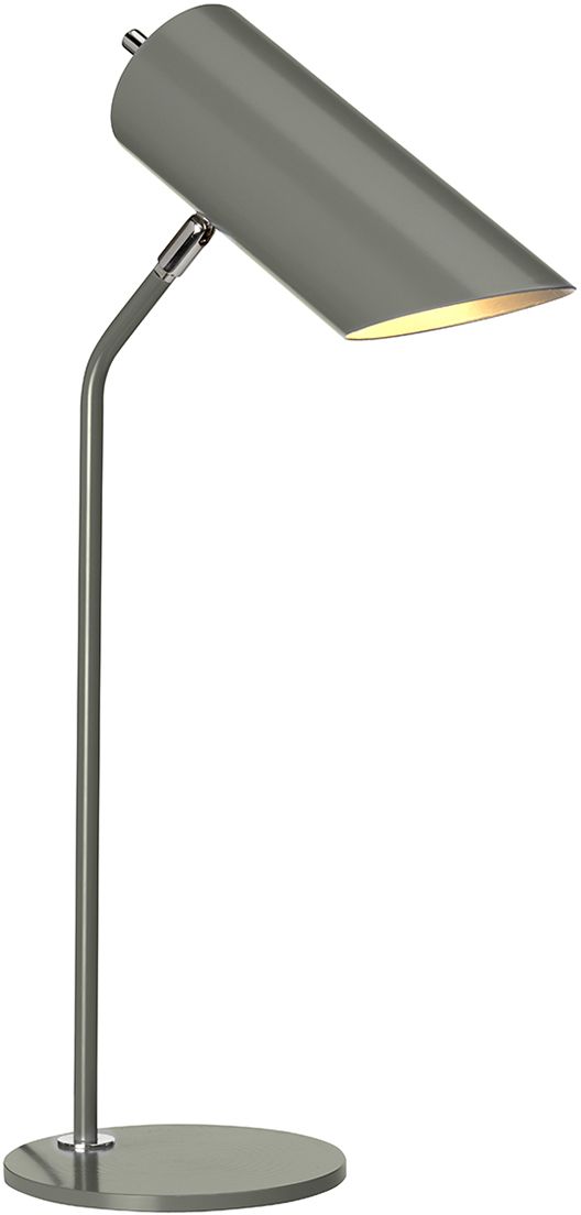 Elstead Lighting Quinto lampa biurkowa 1x8 W ciemnoszara-polerowany nikiel QUINTO-TL-GPN