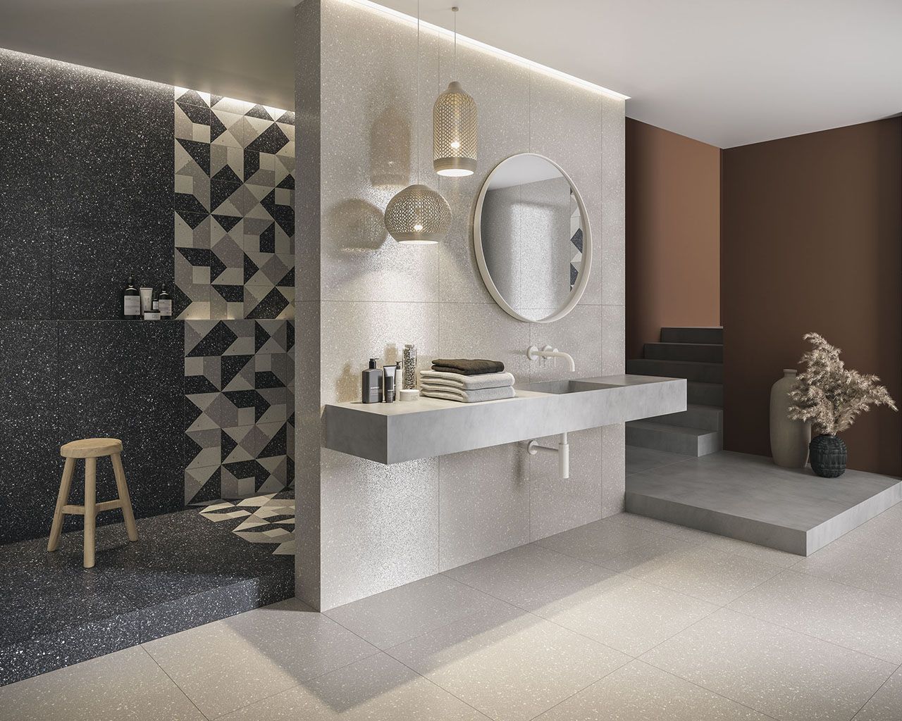 Paradyż Moondust Colour Mix płytka podłogowa 19,8X19,8 cm mat