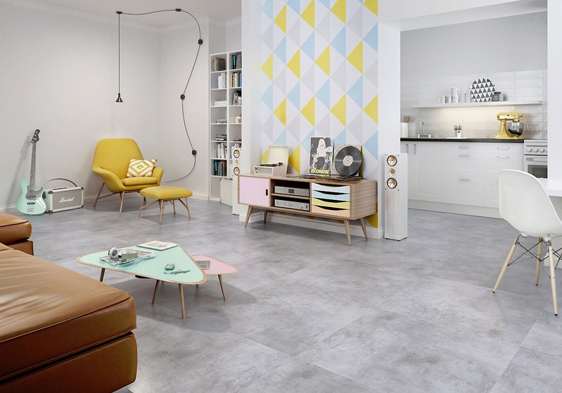 Paradyż Scratch płytka ścienno-podłogowa 59,8x59,8 cm półpoler biała