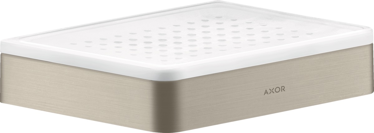 Axor Universal mydelniczka ścienna nikiel szczotkowany/biały 42803820