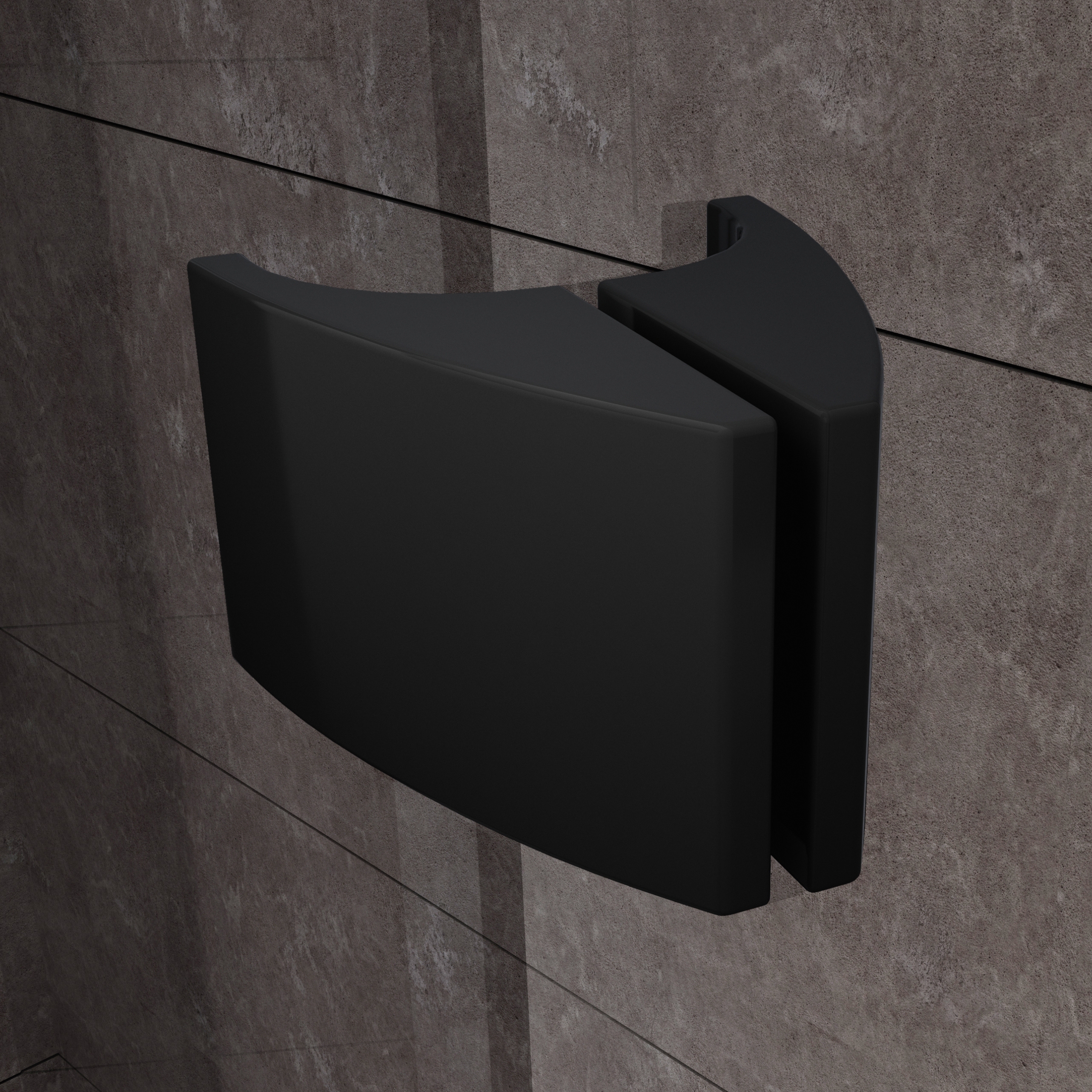 Ravak Pivot kabina prysznicowa 80x80 cm półokrągła czarny mat/szkło przezroczyste 37644300Z1