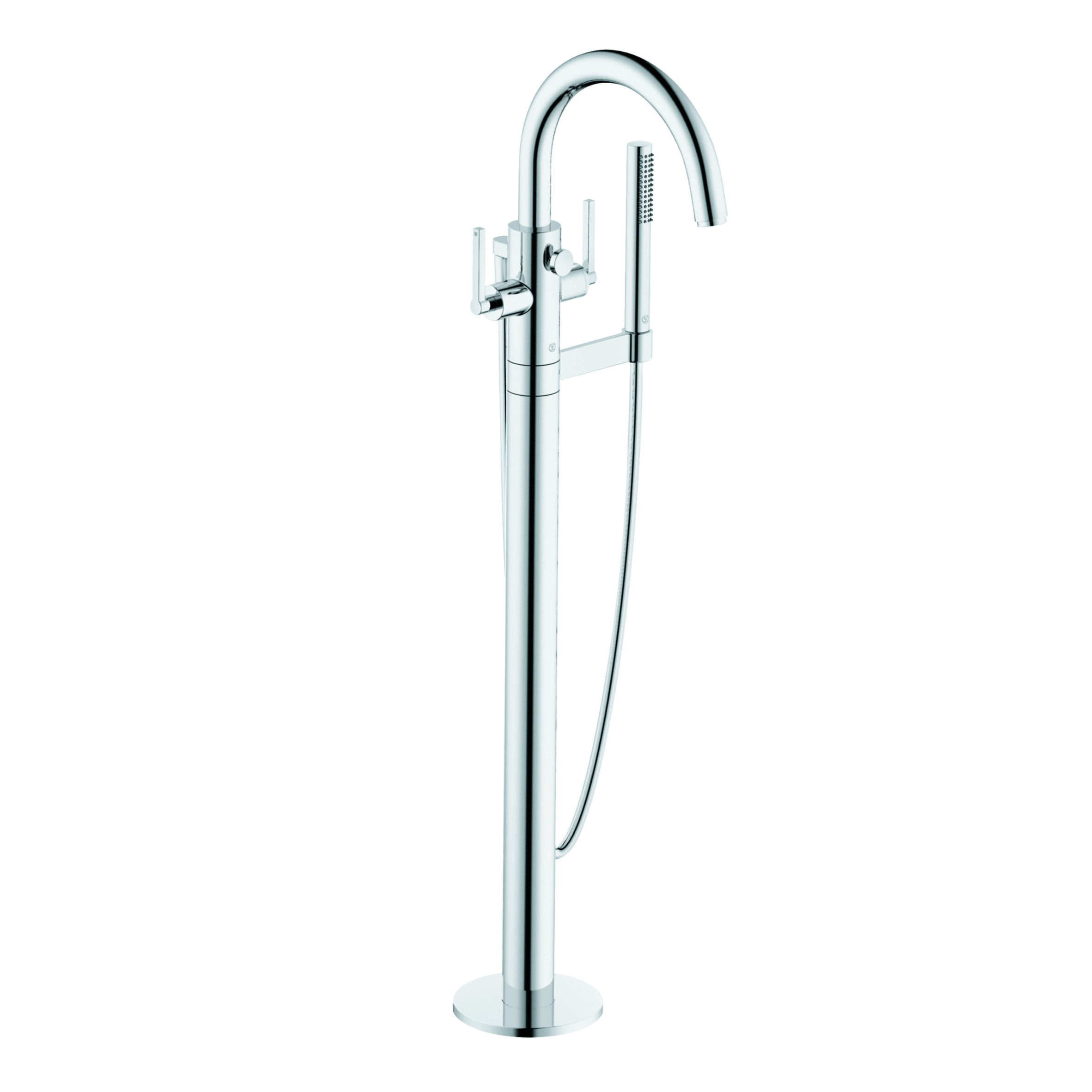 Kludi Nova Fonte Puristic bateria wannowo-prysznicowa wolnostojąca chrom 205900515