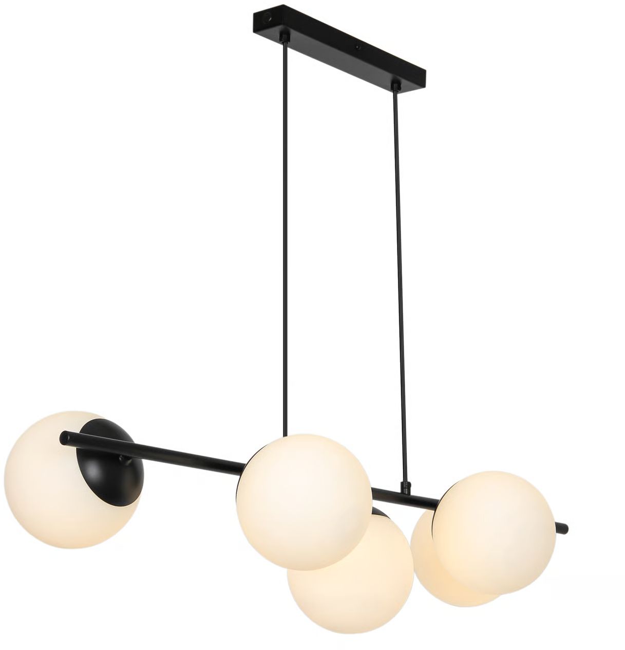 Nordlux Lilly lampa wisząca 5x10 W czarna 2612623003