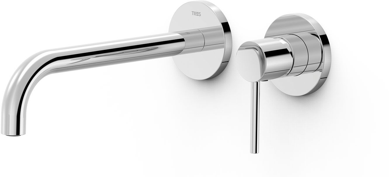 Tres Study bateria umywalkowa podtynkowa chrom 26230022 - Wysyłka w 24h