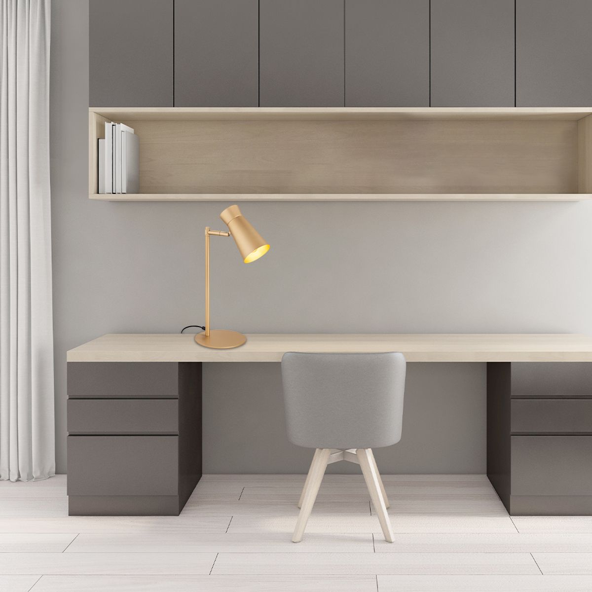 Argon Lord lampa biurkowa 1x7 W złota 8874