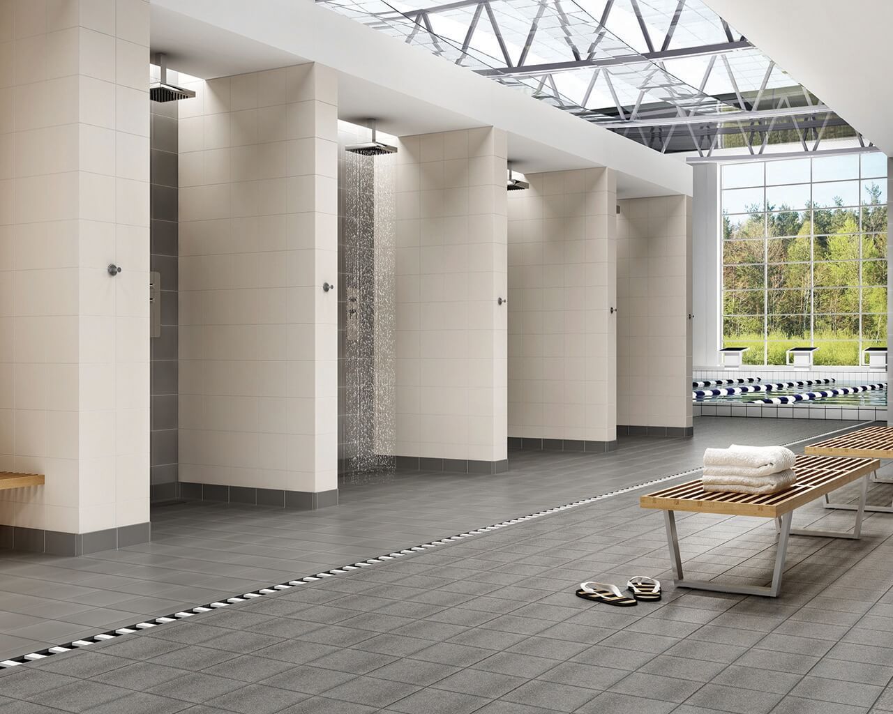 Paradyż Bazo płytka ścienno-podłogowa 30x30 cm kamień szara