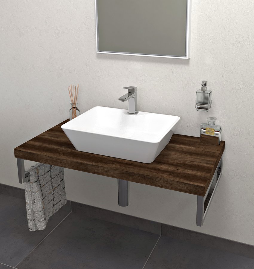 Sapho Avice blat 110 cm podumywalkowy ciemny dąb AV1111