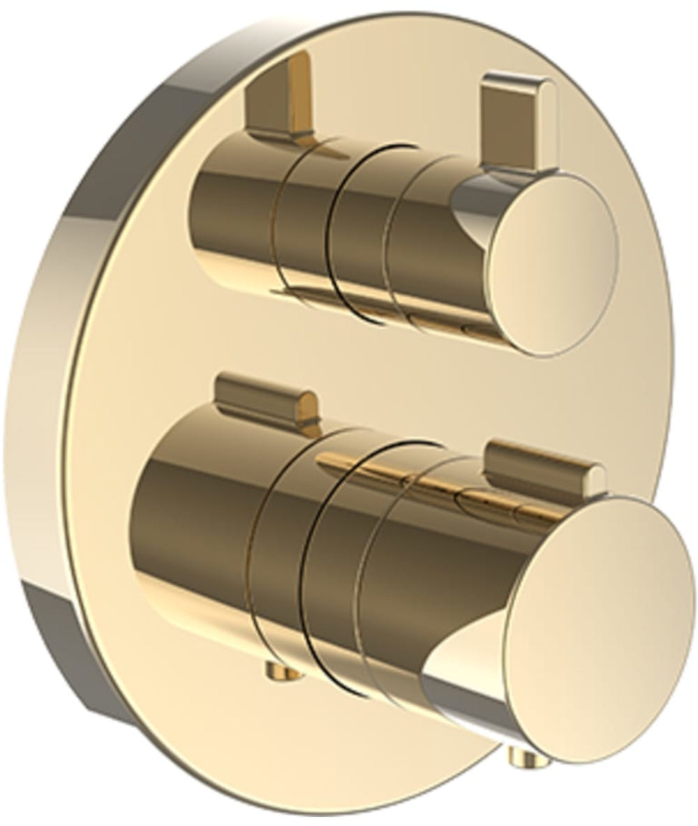 Laufen City Therm bateria wannowo-prysznicowa podtynkowa złota HF905475463000