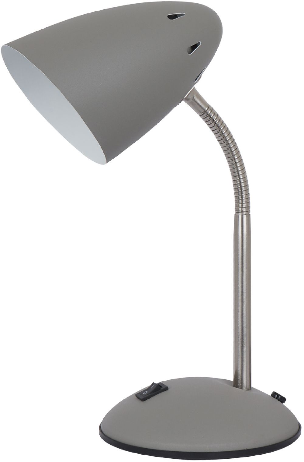 Italux Cosmic lampa biurkowa 1x60 W szara MT-HN2013-GR+S.NICK
