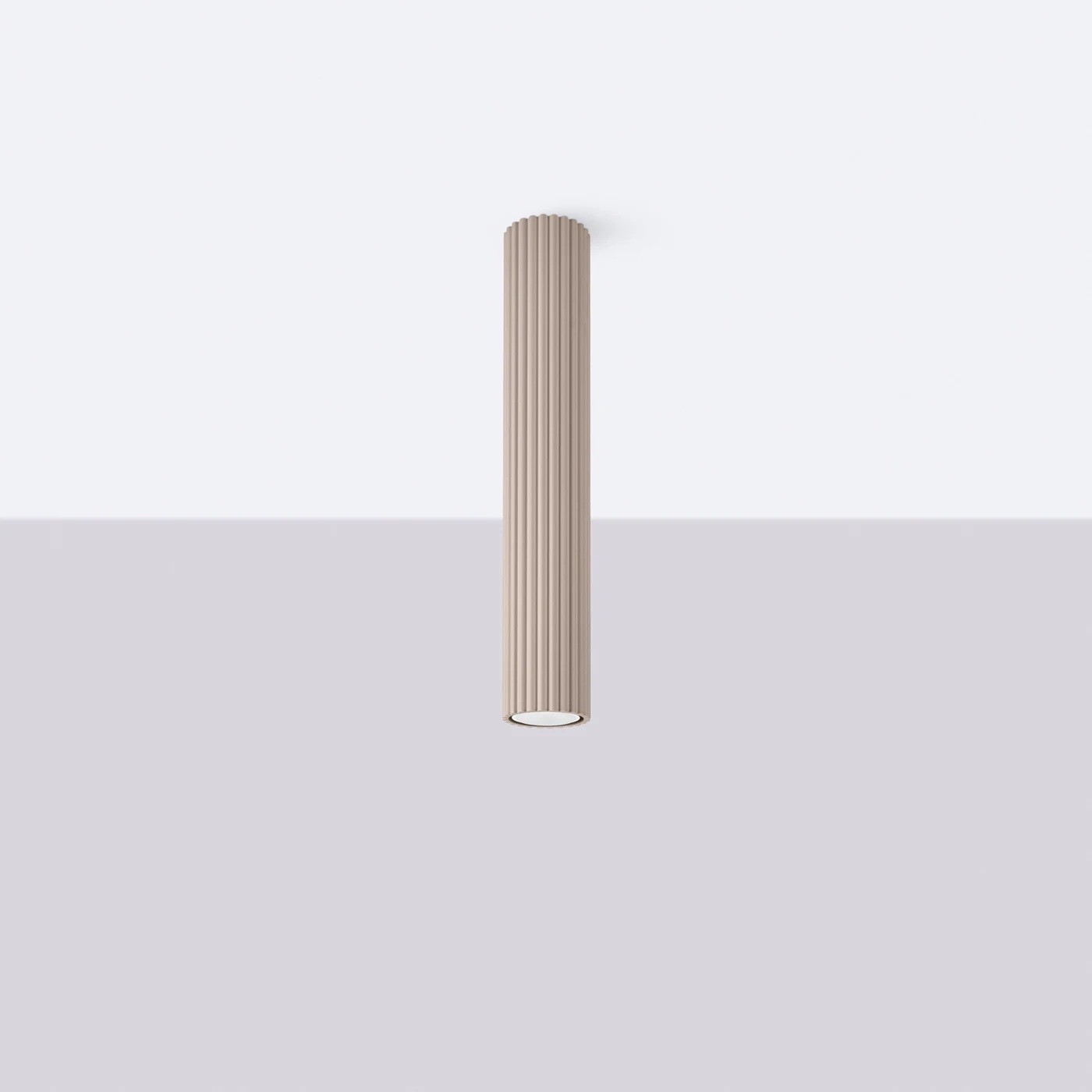 Sollux Lighting Karbon lampa podsufitowa 1x10 W kaszmirowa SL.1772