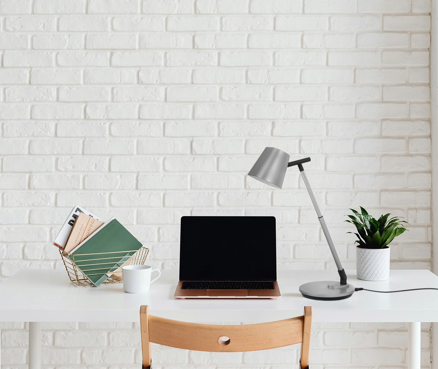 Kaja Bolek lampa biurkowa 1x7 W grafitowa K-BL1527GRAFIT