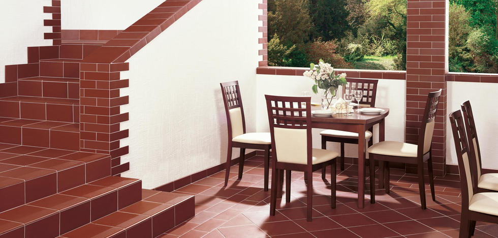 Paradyż Natural płytka elewacyjna 6,5x24,5 cm czerwony mat