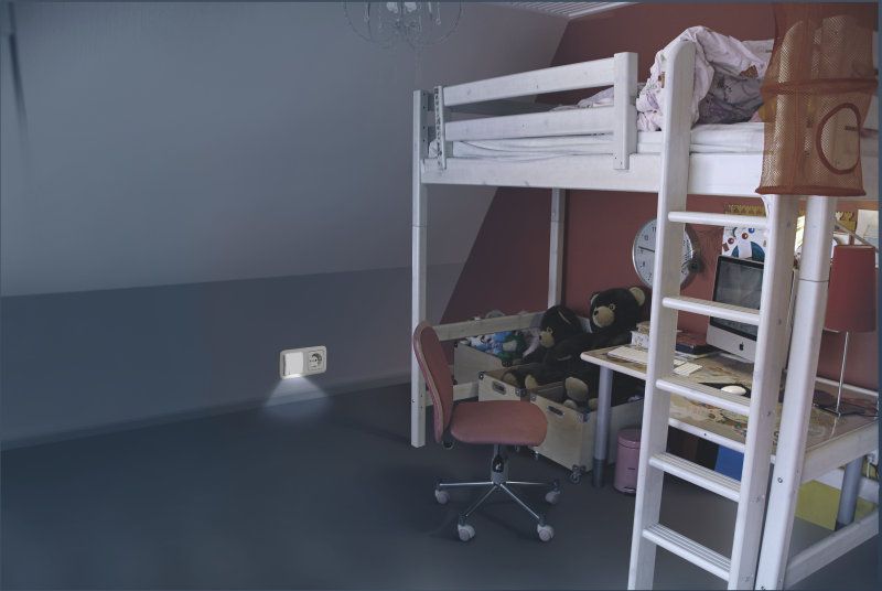 Osram Lunetta lampka nocna z czujnikiem ruchu 1x0,3 W biała