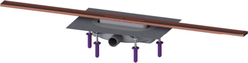 Kessel Linearis Infinity odpływ liniowy prysznicowy 100 cm miedź szczotkowana 45303.10