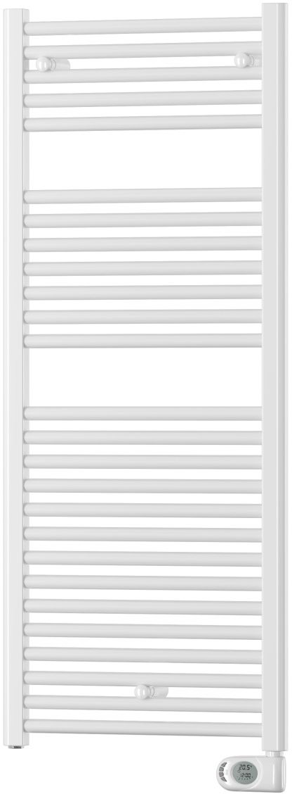 Zehnder Aura grzejnik elektryczny z grzałką 130x50 cm biały PBEZ-120-50/MQ