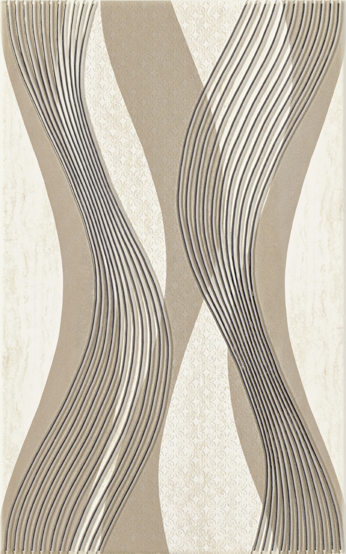 Paradyż Sari dekor ścienny 25x40 cm inserto beżowy poler