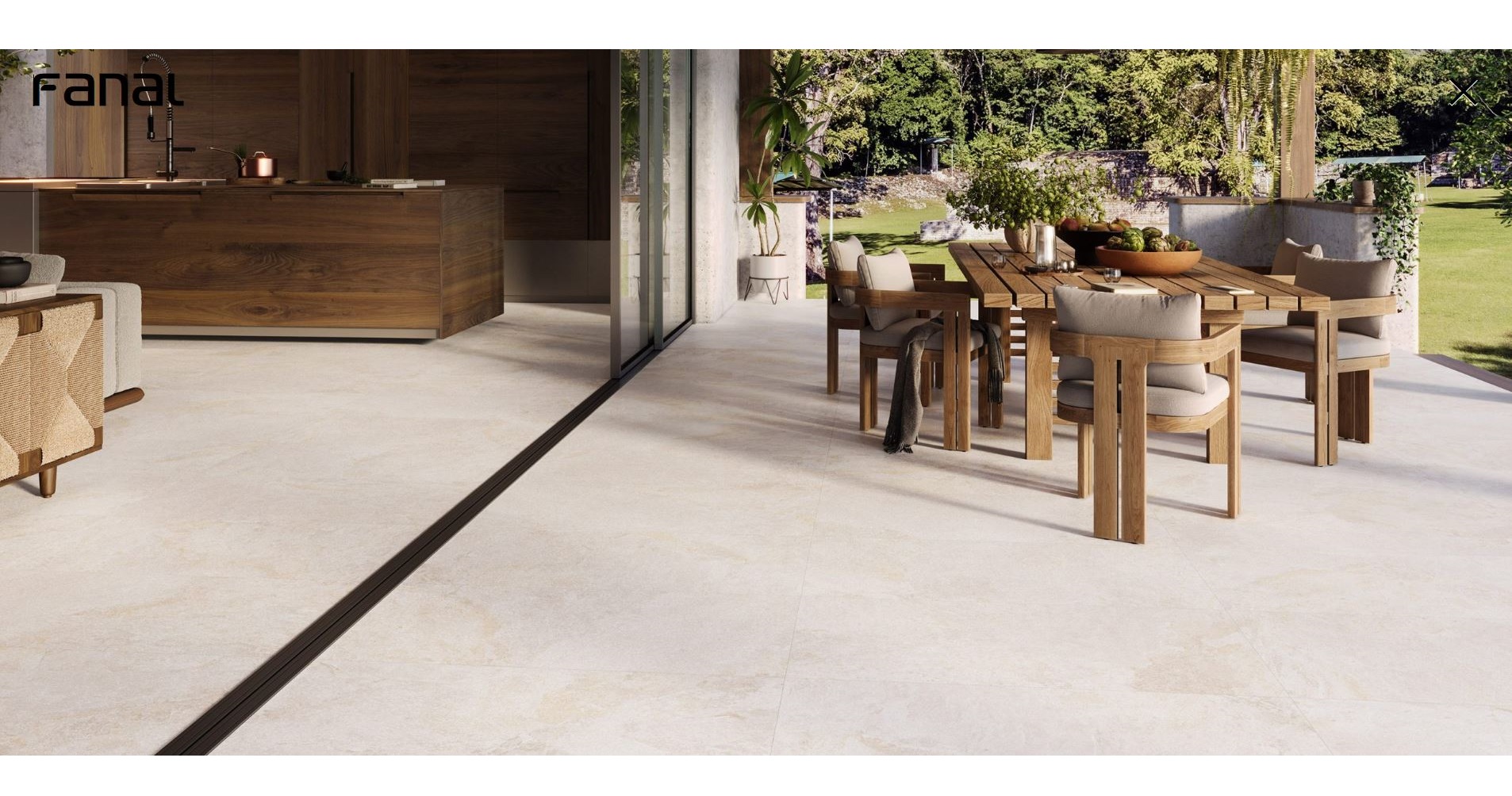 Fanal Nebula Cream 3D Soft płytka ścienno-podłogowa 120x60 cm beżowa-mix kolorów