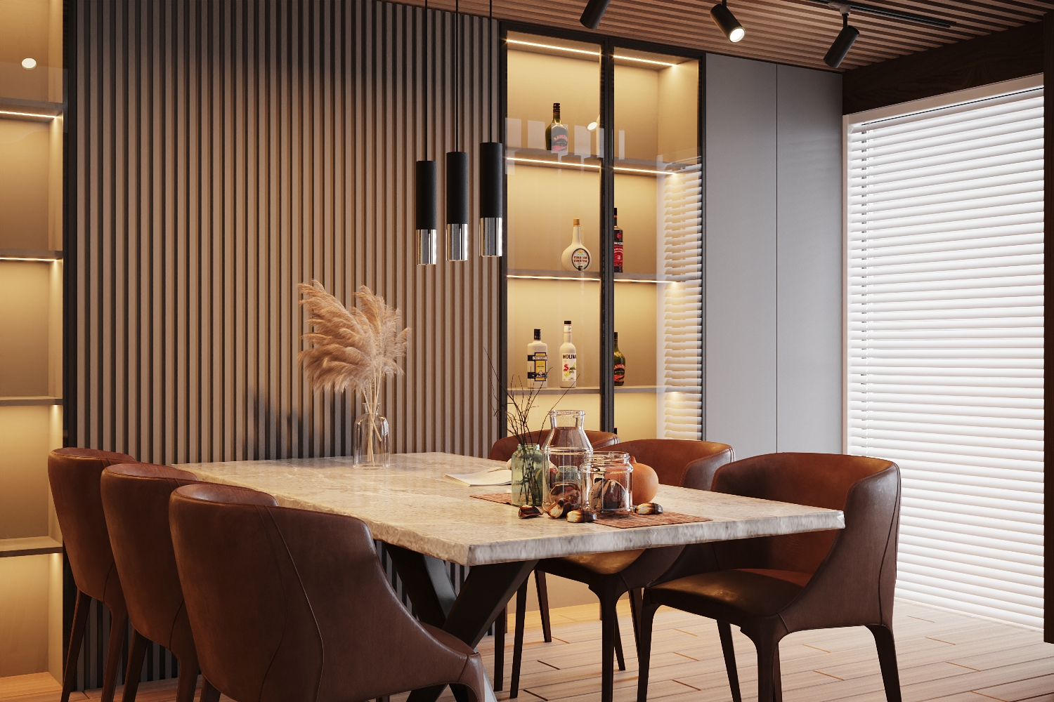 Sollux Lighting Loopez lampa wisząca 2x40W czarna/chrom SL.0941