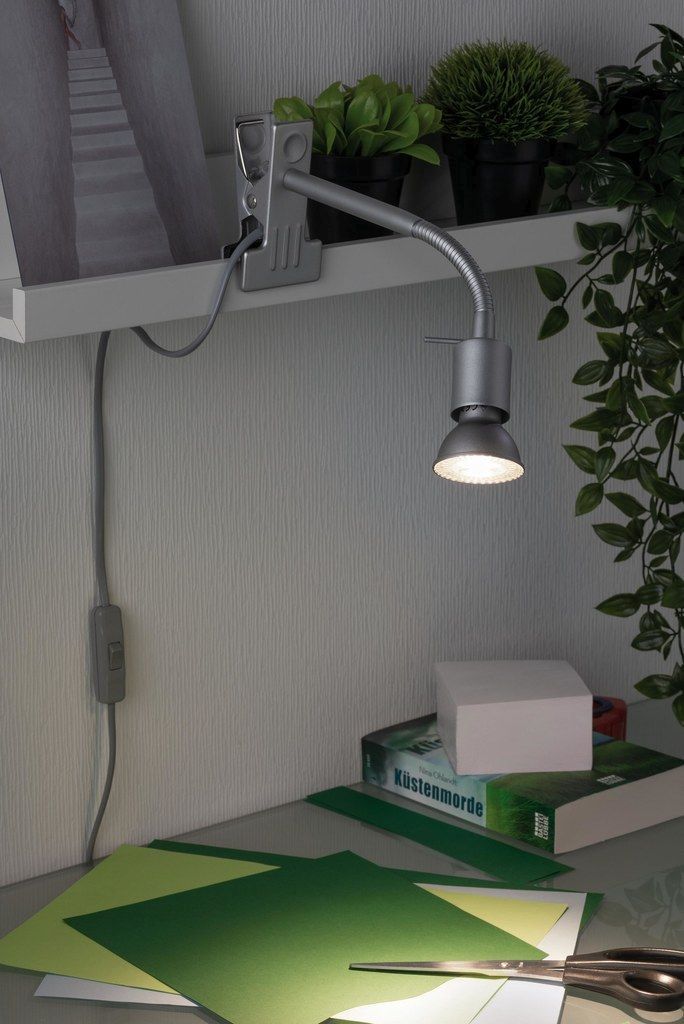 Paulmann Finja lampa biurkowa 1x35 W chrom PL95426