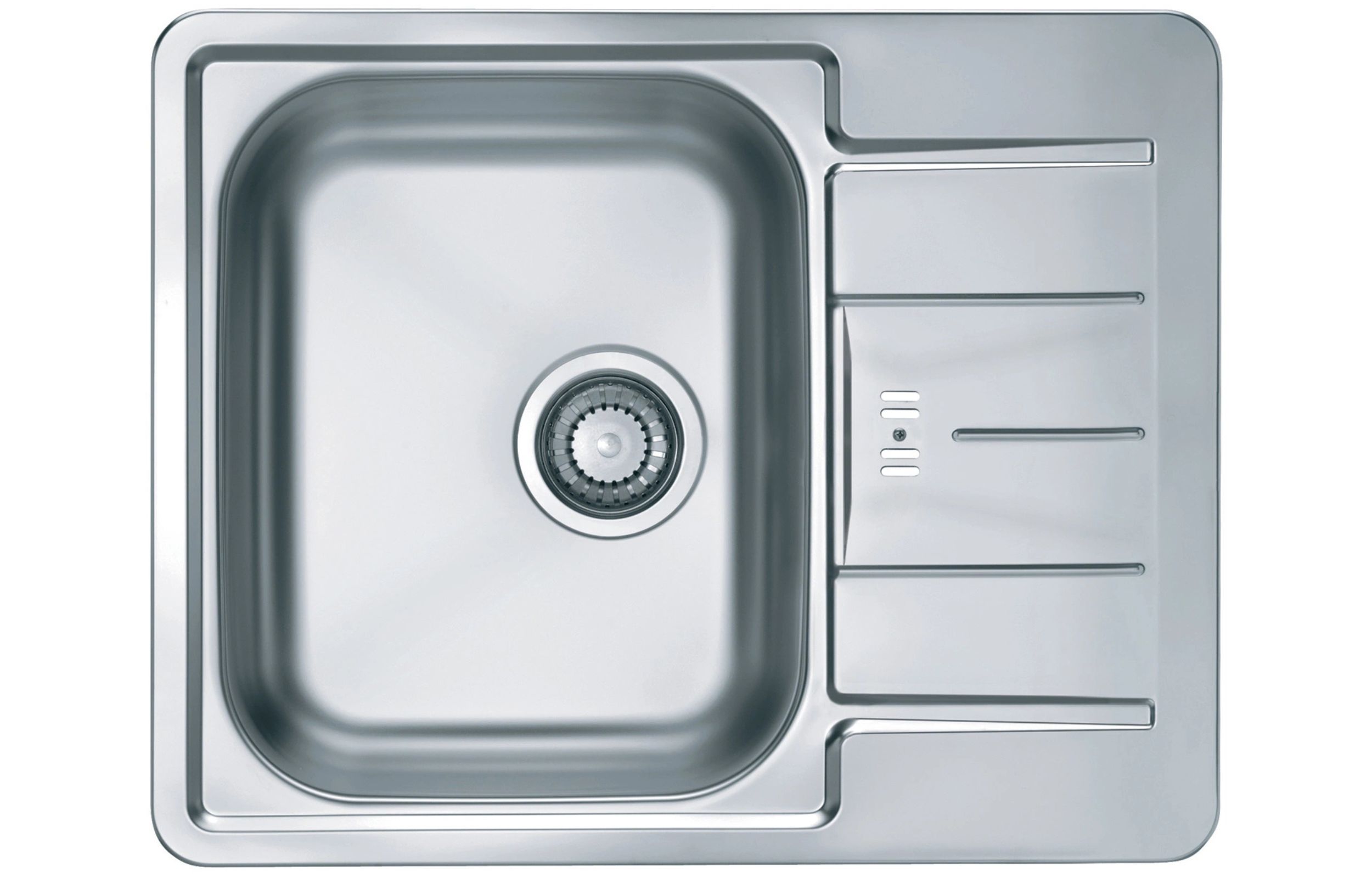 Alveus Line 60 zlewozmywak stalowy 62x50 cm wpuszczany 1-komorowy satyna 1065681