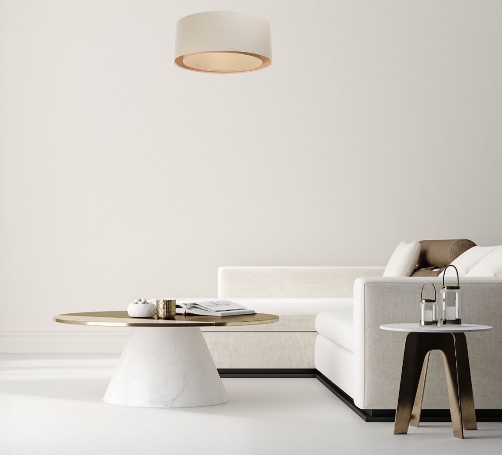 BPS Koncept Boho lampa wisząca 1x60 W kremowa-beżowa 06A-004-60