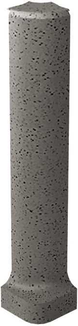 Paradyż Bazo profil 3x10 cm zewnętrzny sól-pieprz szary mat