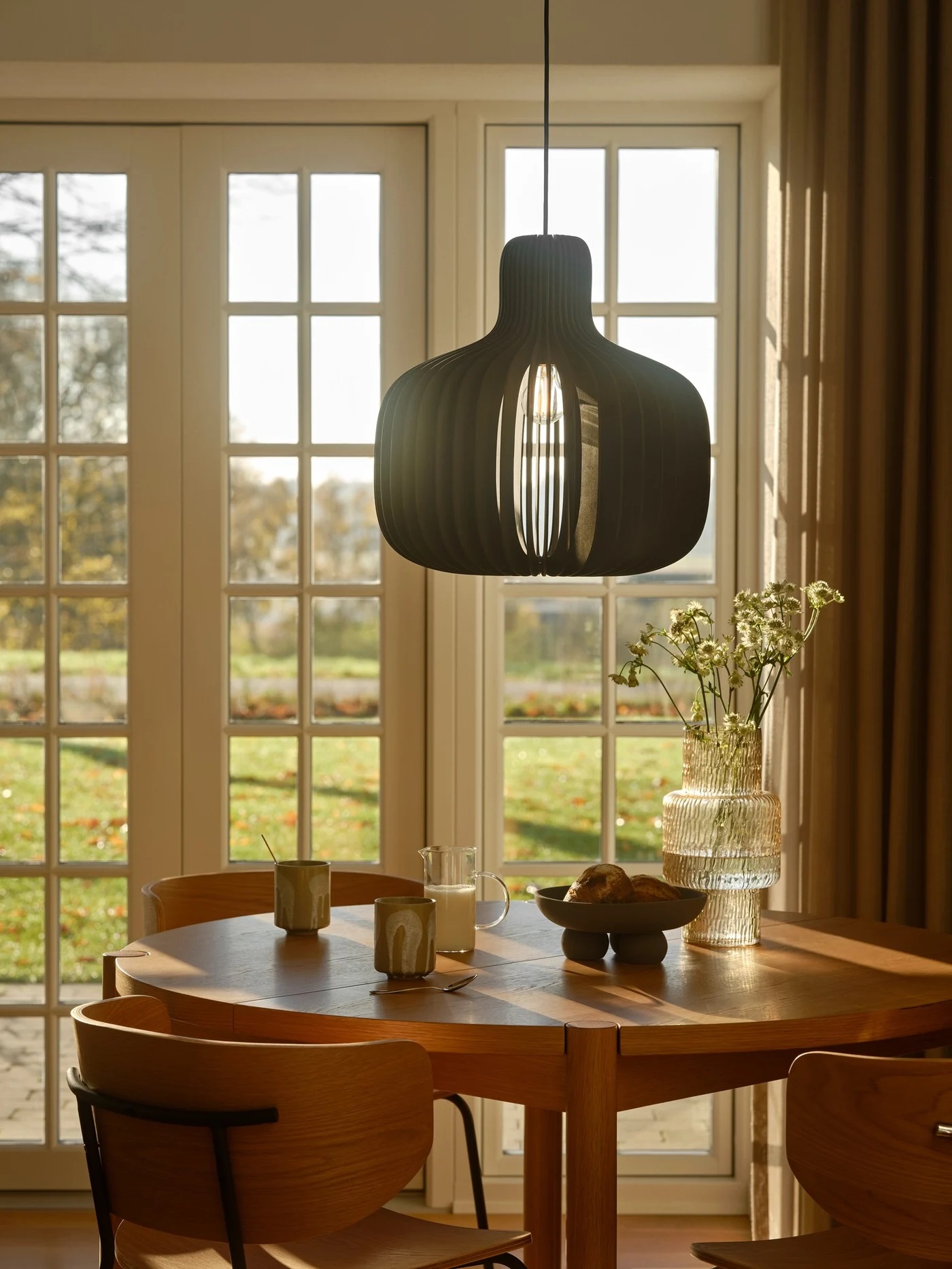 Nordlux Hazo lampa wisząca 1x60 W czarna 2512053003