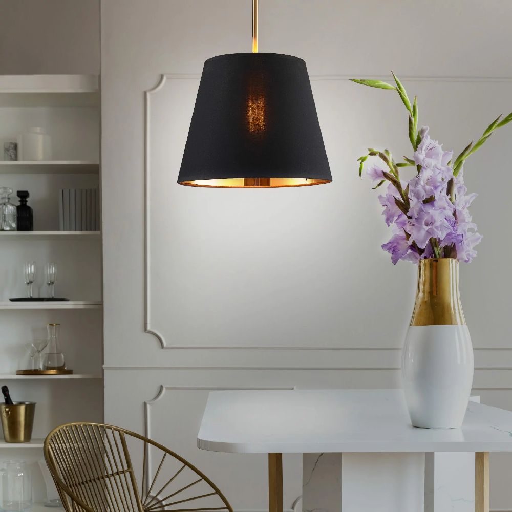 Goldlux Elena lampa wisząca 1x20 W czarna 325822