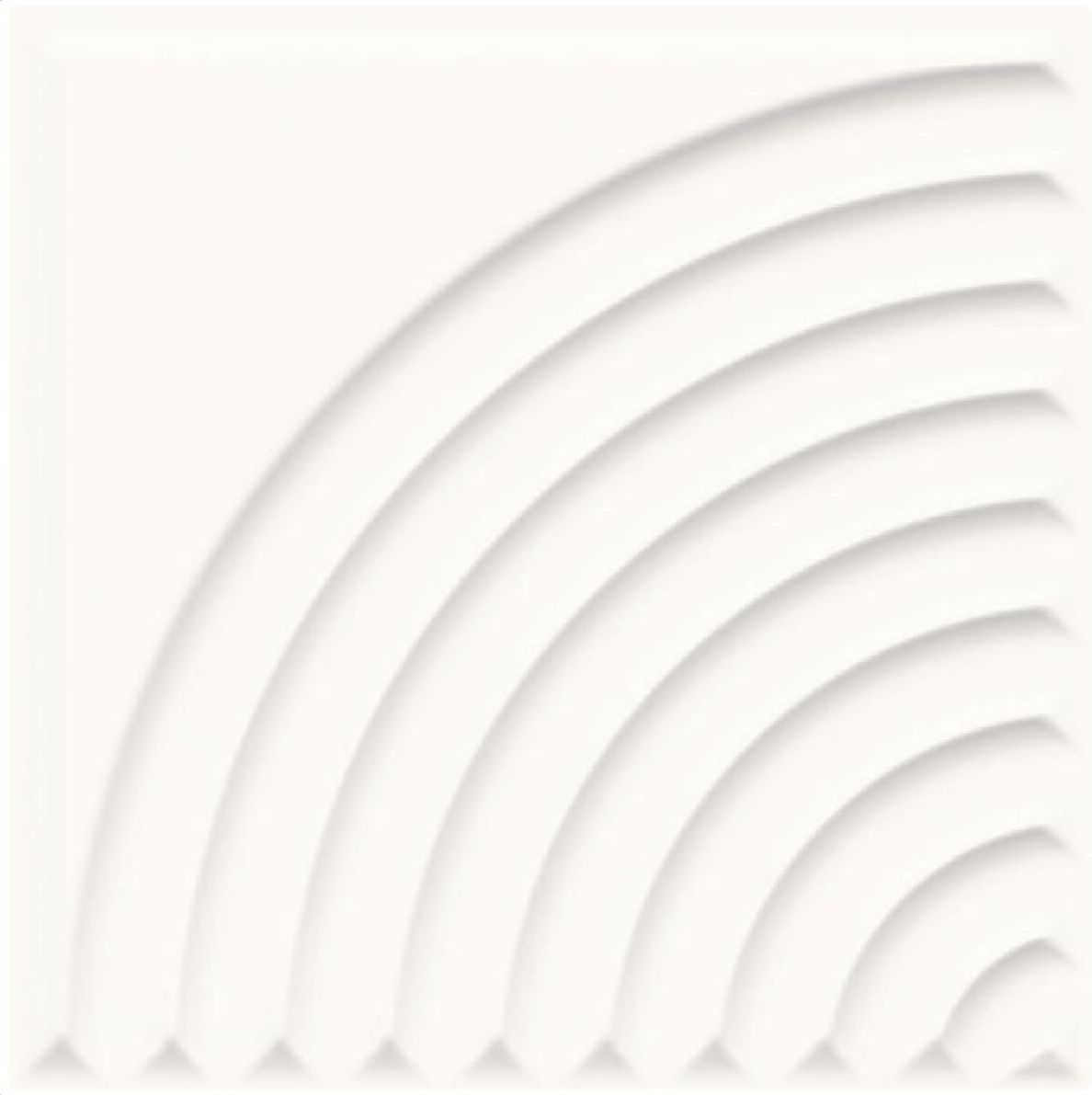 Paradyż Neve Creative Bianco płytka ścienna 19,8x19,8 cm biały mat