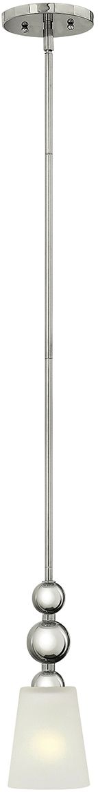 Elstead Lighting Zelda lampa wisząca 1x60 W polerowany nikiel HK-ZELDA-P-A-PN
