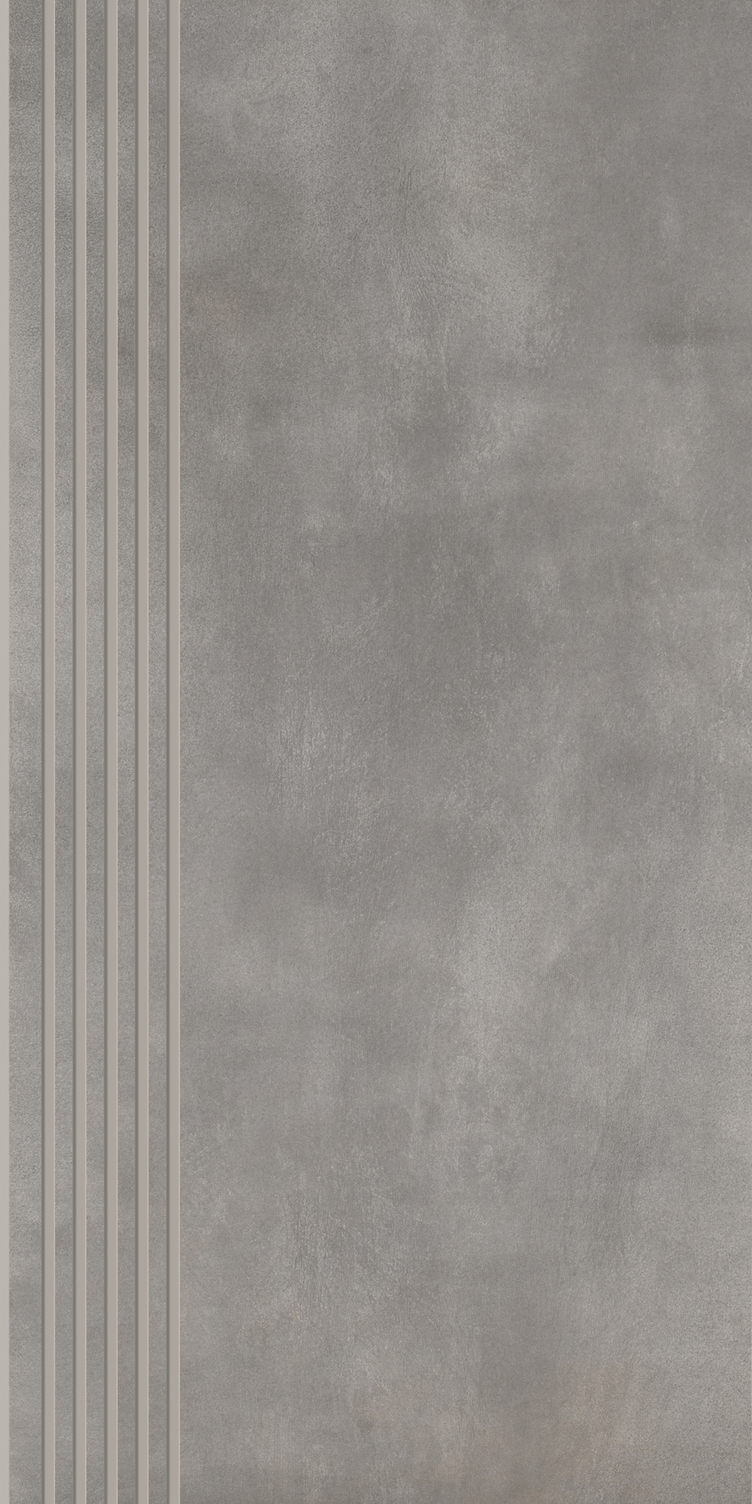 Paradyż Tecniq stopnica 29,8x59,8 cm prosta nacinana srebrny mat