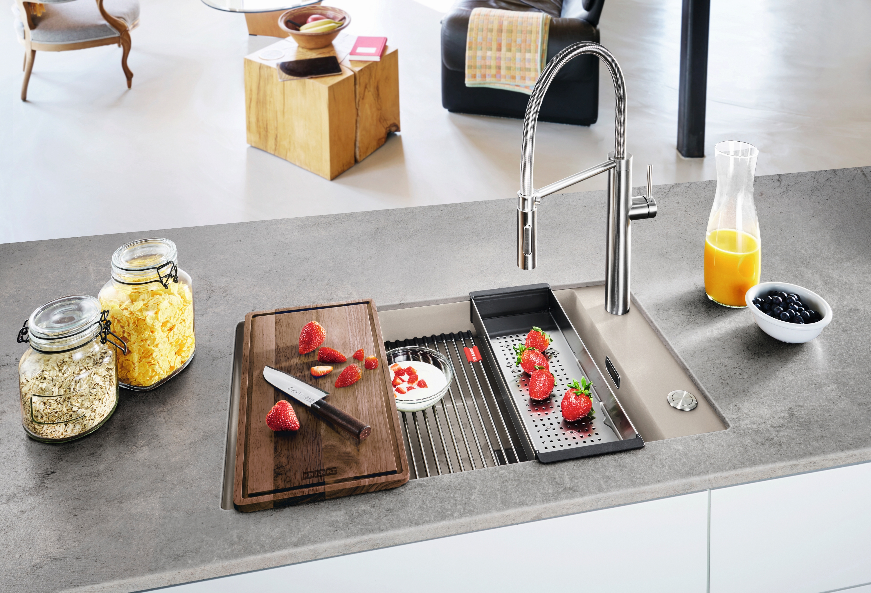 Franke Kanon KNG 110-62 zlewozmywak 62x42 cm Fragranite orzechowy 125.0528.618