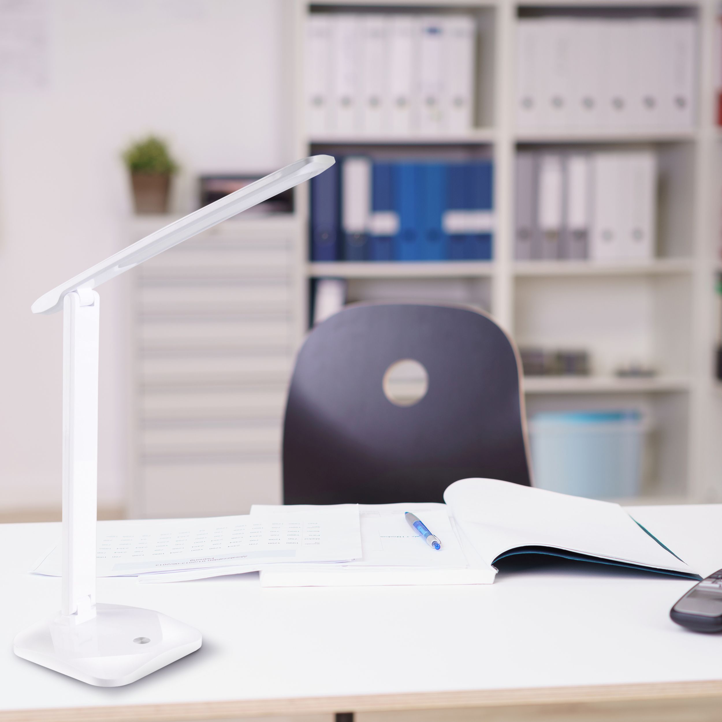 Goldlux Toledo lampa biurkowa 1x8 W biała 316660