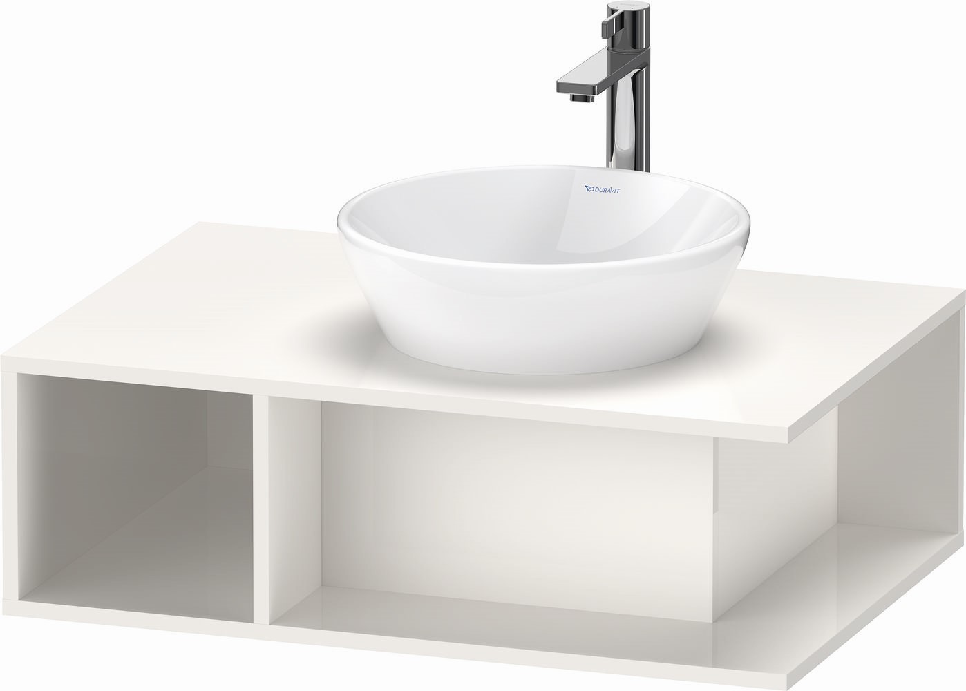 Duravit D-Neo szafka 80 cm podumywalkowa wisząca biały wysoki połysk DE495802222