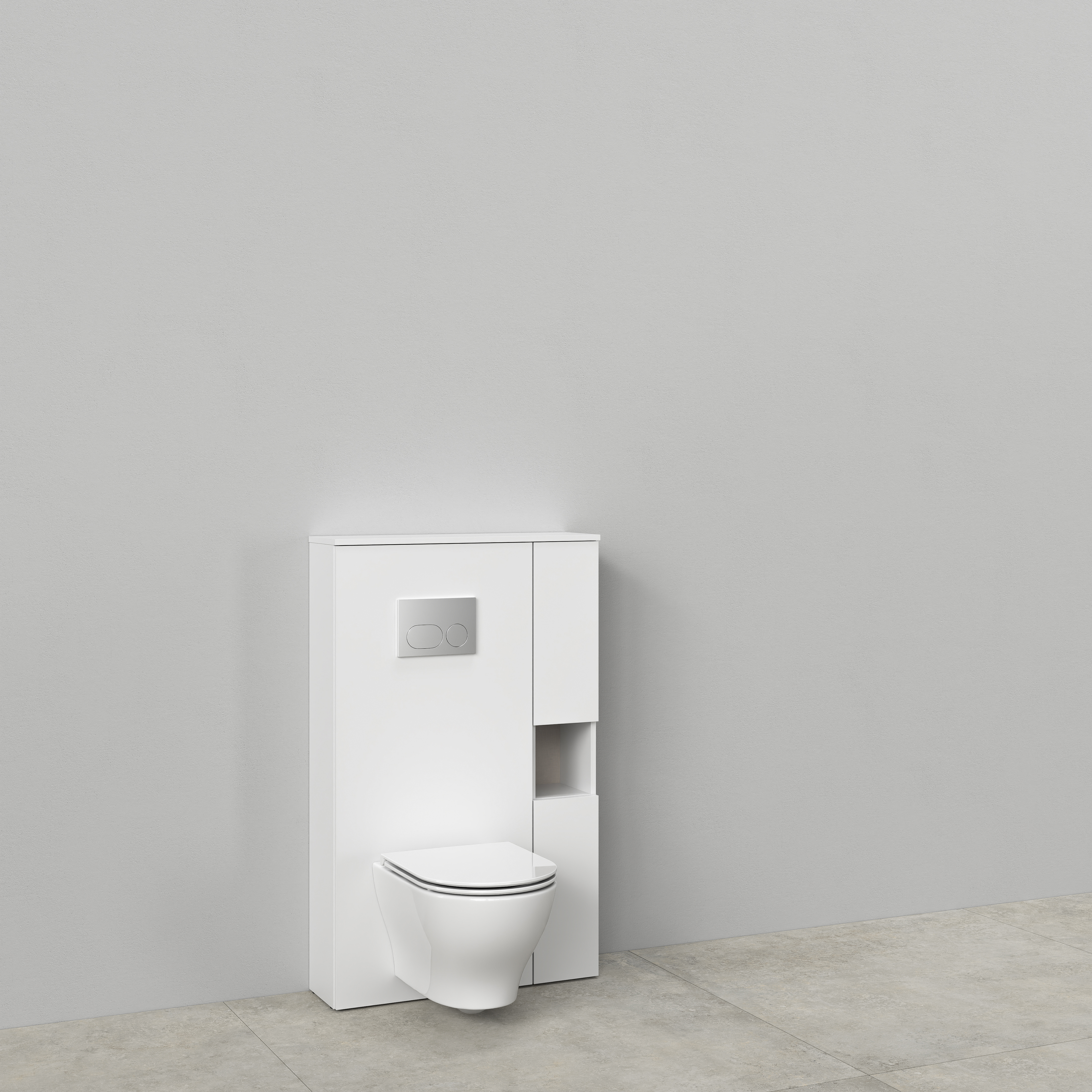 Cersanit Milagros szafka do zabudowy stelaża podtynkowego 56 cm biały mat S1026-035 - Wysyłka w 24h