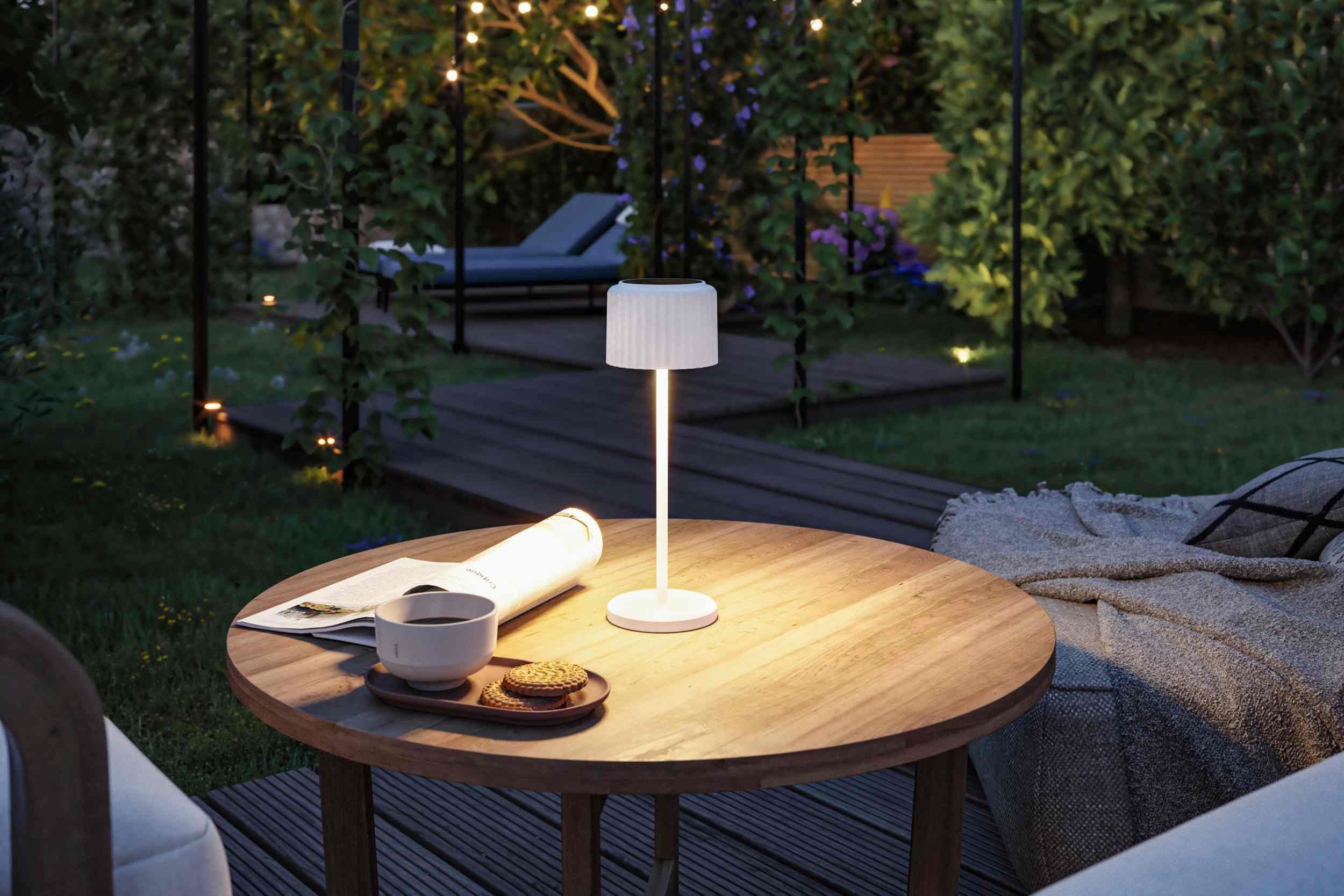 Paulmann Else lampa stołowa 1x3,7 W biała PL94879