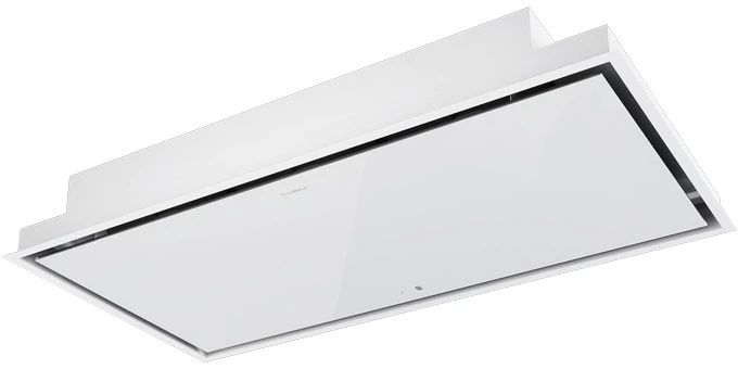 Globalo Design Novelti okap kuchenny 100 cm wyspowy biały NOVELTI_100_1_WHITE_+_TZ_1_1