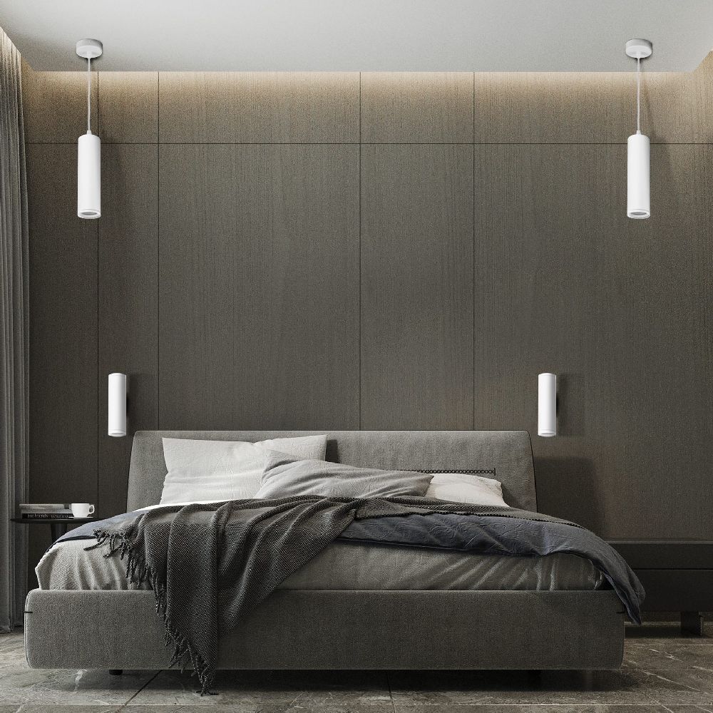 Goldlux Paris lampa wisząca 1x10 W biała 325624