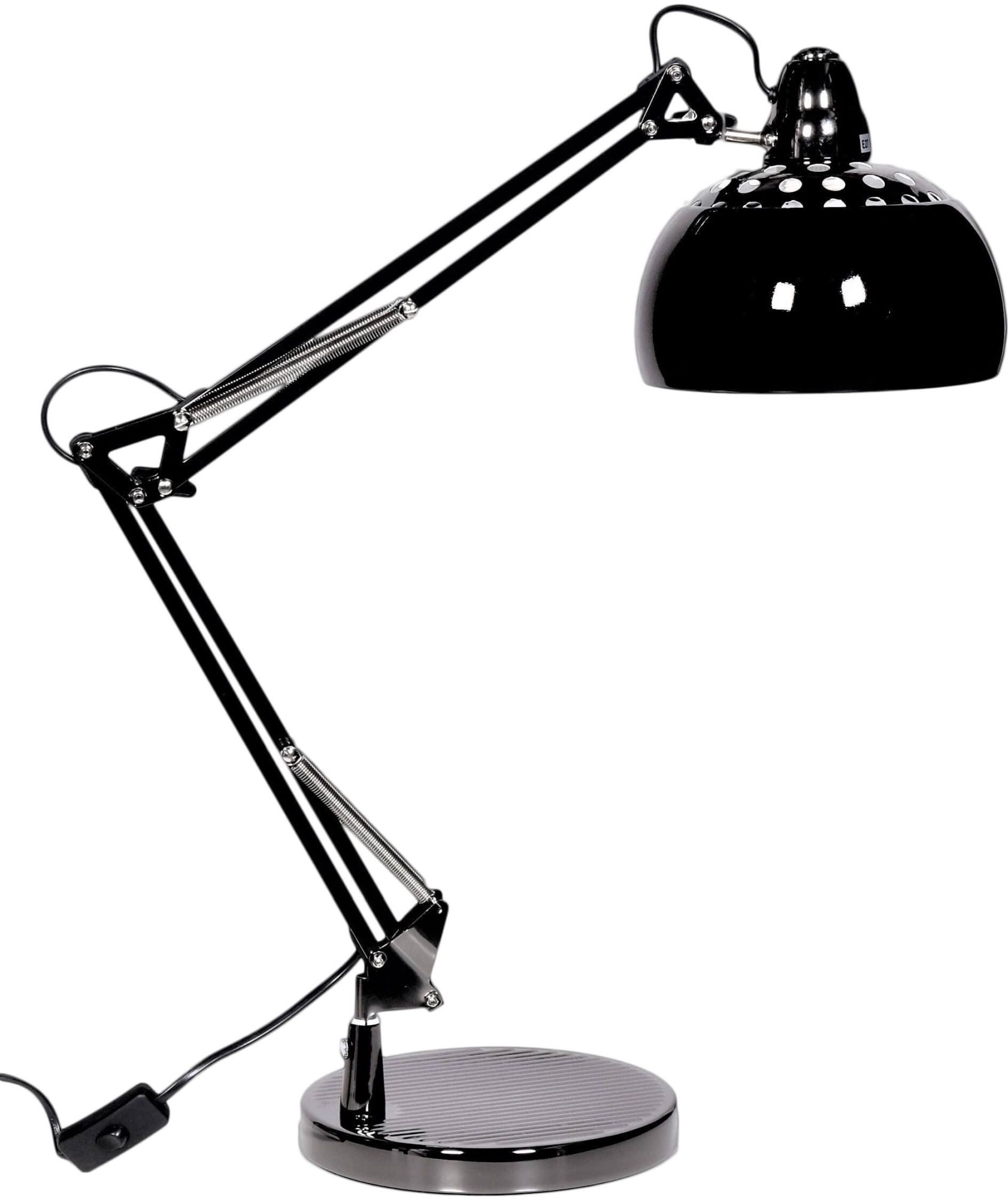 Lumina Deco Riggoria lampa biurkowa 1x40W grafitowa LDT8815-3BL