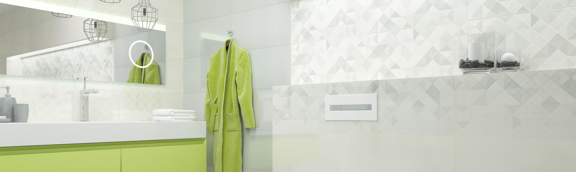 Paradyż Tonnes dekor ścienny 30x60 cm motyw A szary/biały poler