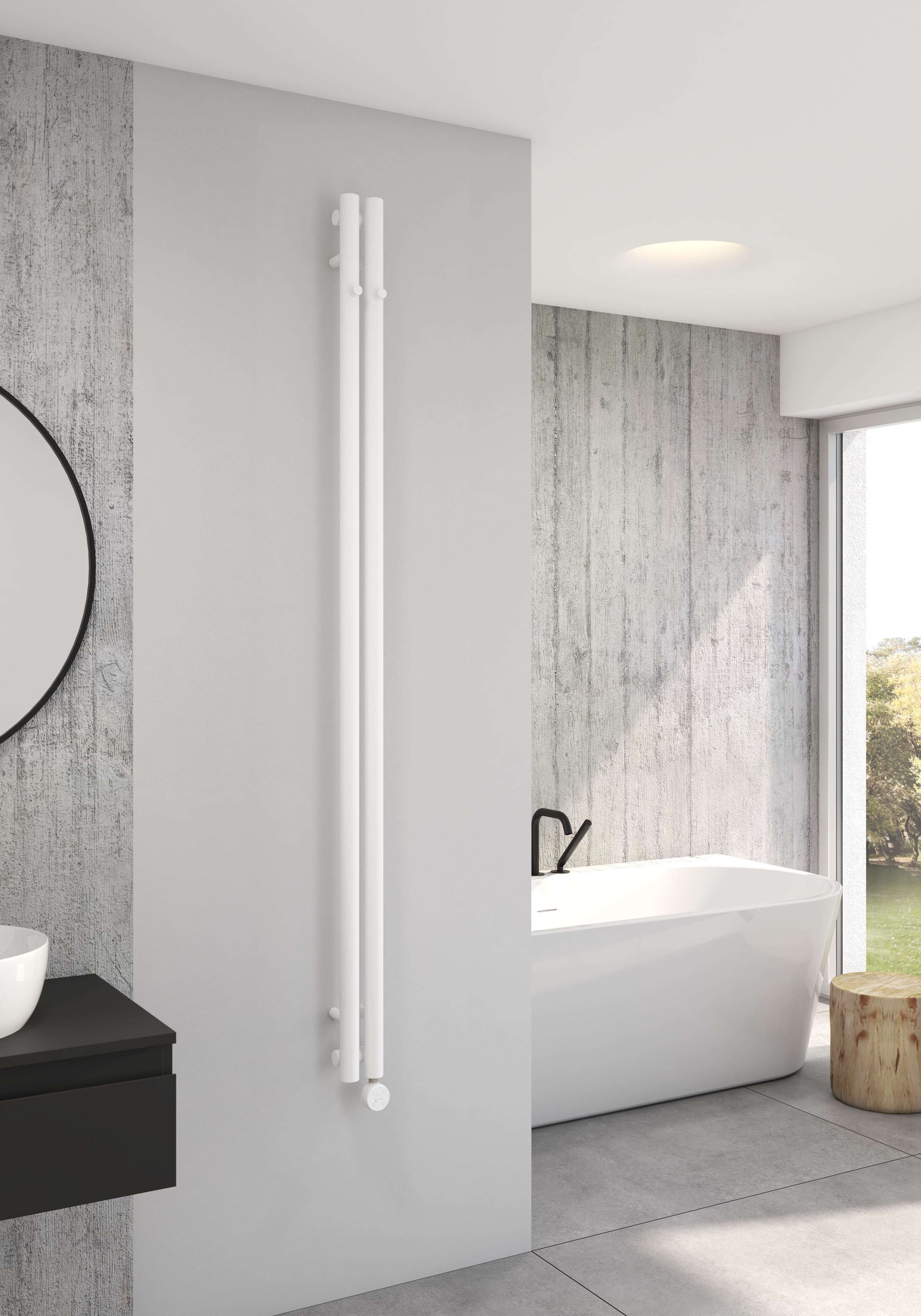 Oltens Stang (e) grzejnik elektryczny 180x9,5 cm biały 55110000 - Wysyłka w 24h