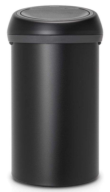 Brabantia Touch Bin pojemnik na odpady 60 l czarny 128981