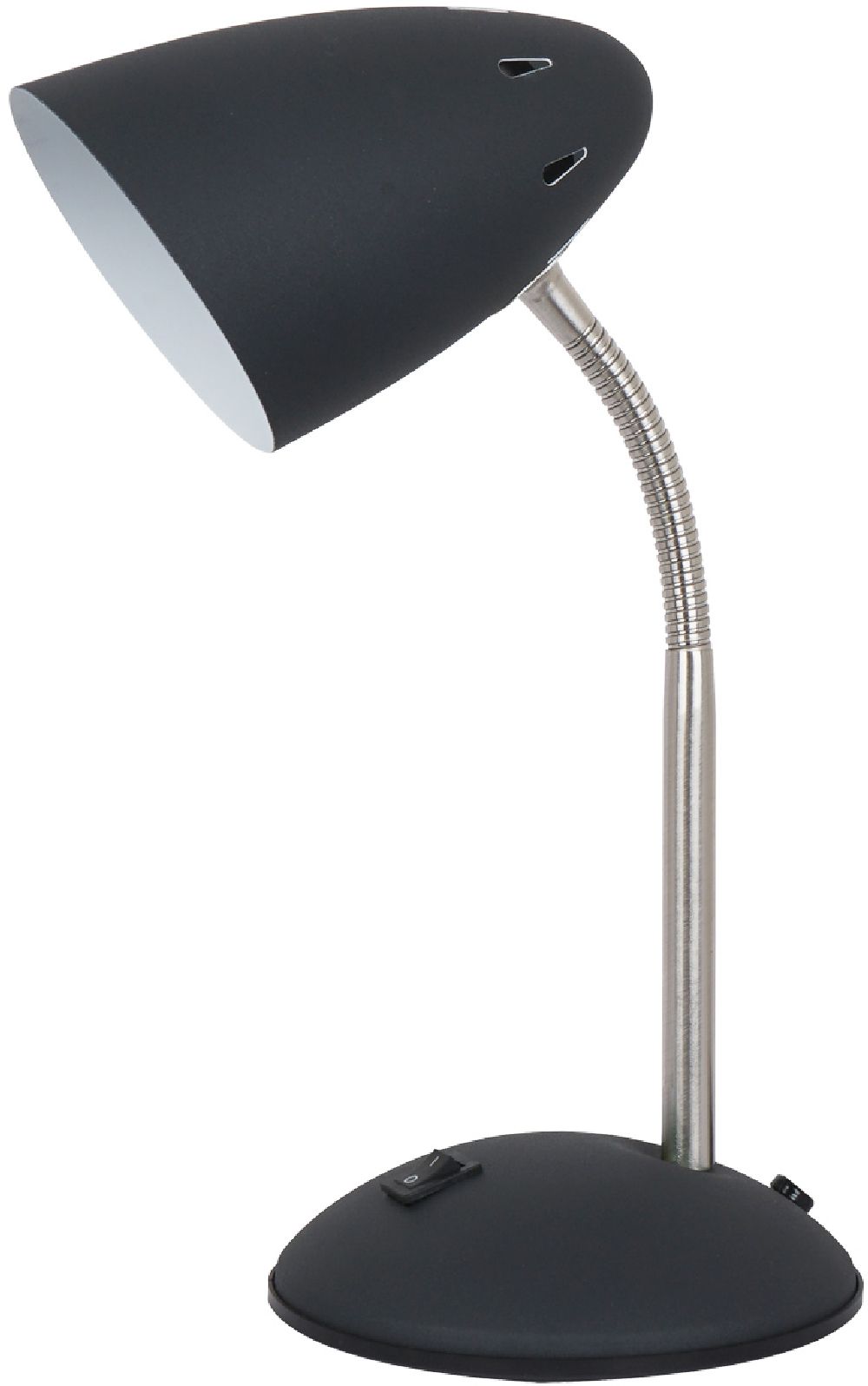 Italux Cosmic lampa biurkowa 1x60 W czarna MT-HN2013-B+S.NICK