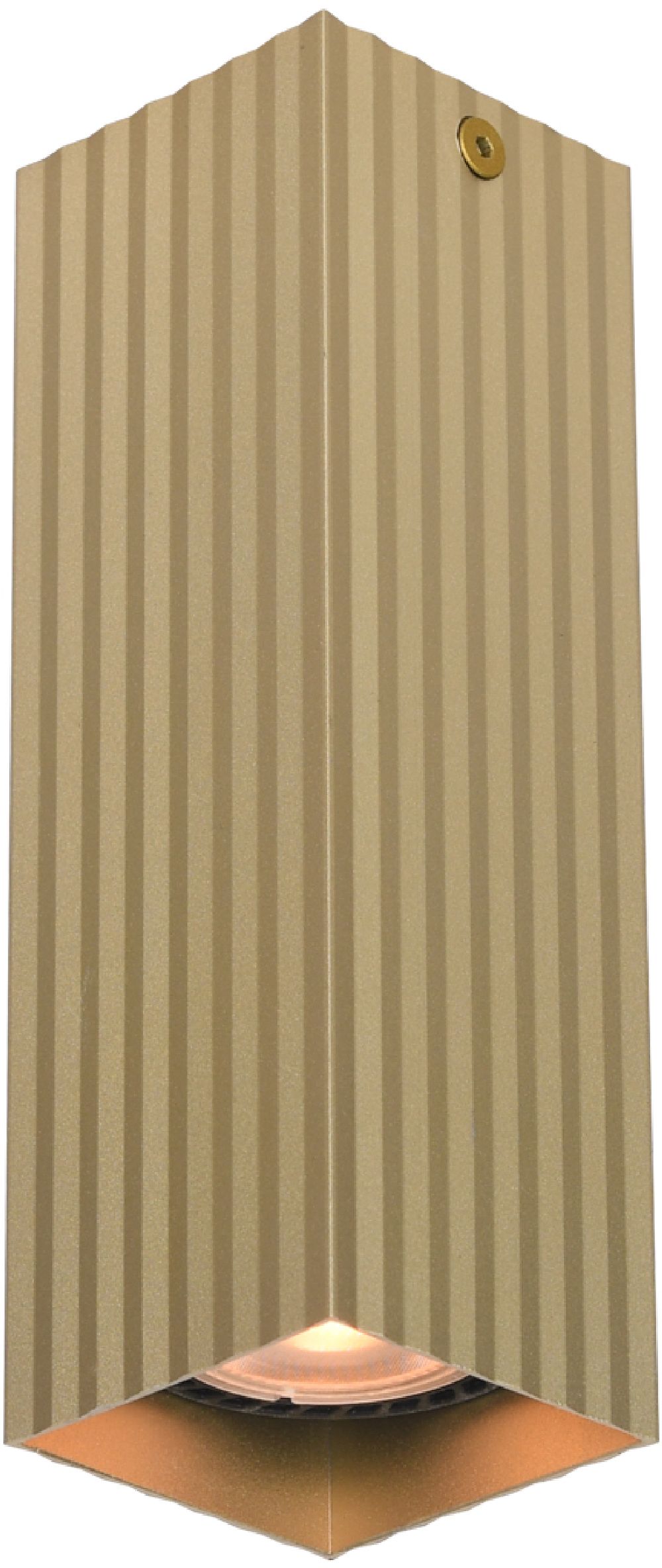 Italux Tecno lampa podsufitowa 1x10 W złota CLN-37492-M-GD