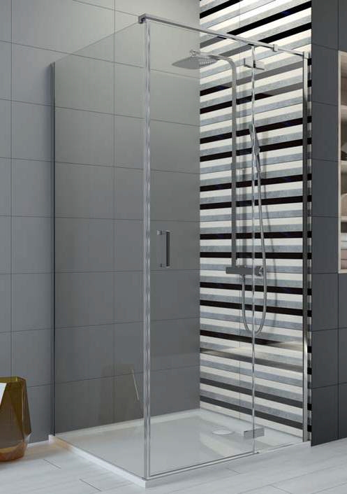 Sanplast Free Line II KNDJ2/FREEII-80 kabina prysznicowa 80x80 cm kwadratowa chrom/szkło przezroczyste 600-261-0600-42-401